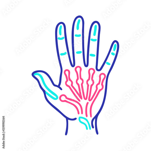  Creative Hand Anatomy Icon