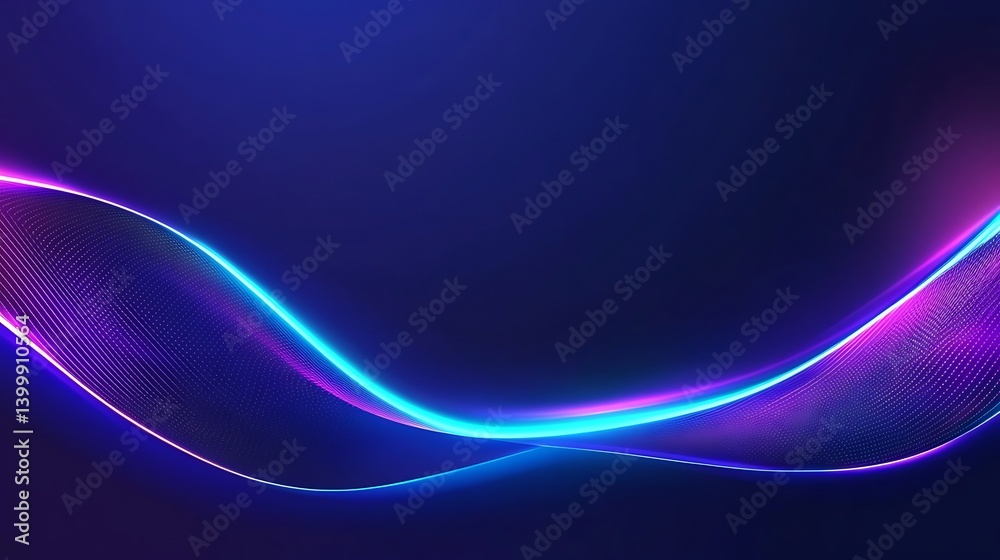 Abstract Neon Wave Background (2) Abstract Neon Wave Background (2)
