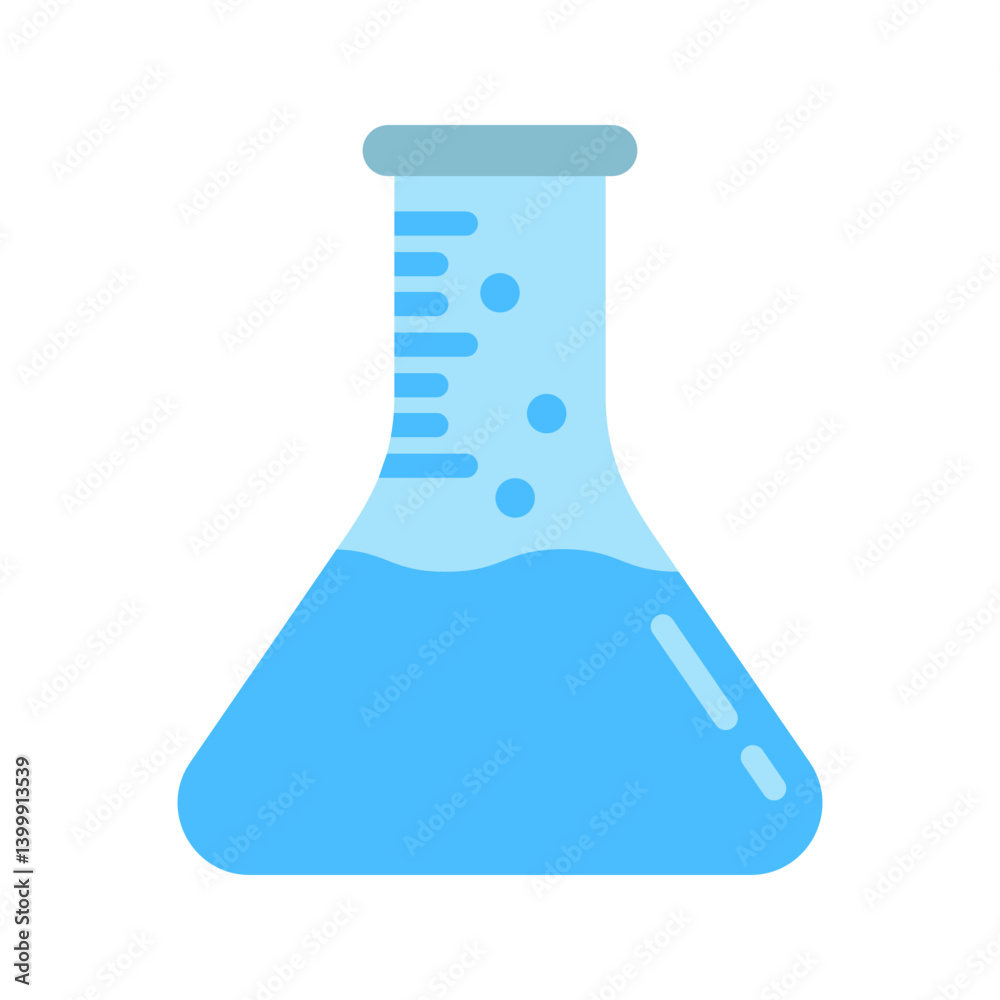 Flask icon vector image. Suitable for mobile apps, web apps and print media. Flask icon vector image. Suitable for mobile apps, web apps and print media.