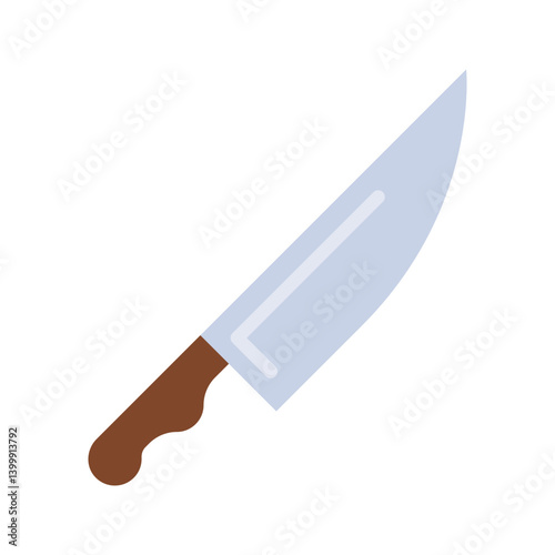 Knife icon vector image. Suitable for mobile apps, web apps and print media.