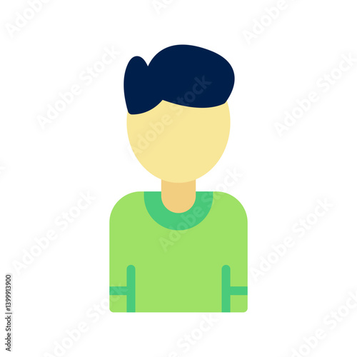 Man icon vector image. Suitable for mobile apps, web apps and print media.