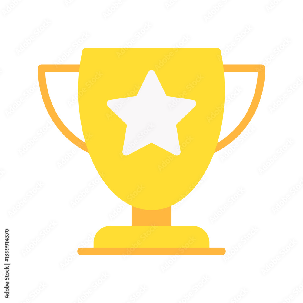 Trophy icon vector image. Suitable for mobile apps, web apps and print media. Trophy icon vector image. Suitable for mobile apps, web apps and print media.