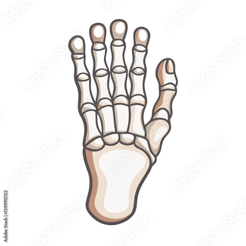  Distinct Phalanges Foot Anatomy Icon