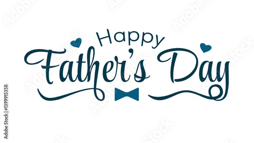 Happy fathers day greeting card