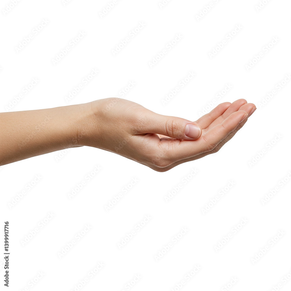 female hands isolated on white background female hands isolated on white background