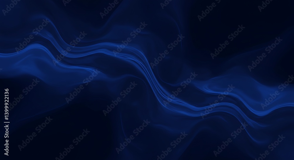 Obraz premium Midnight Current AI Generated