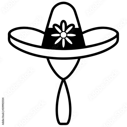 Mexican sombrero hat