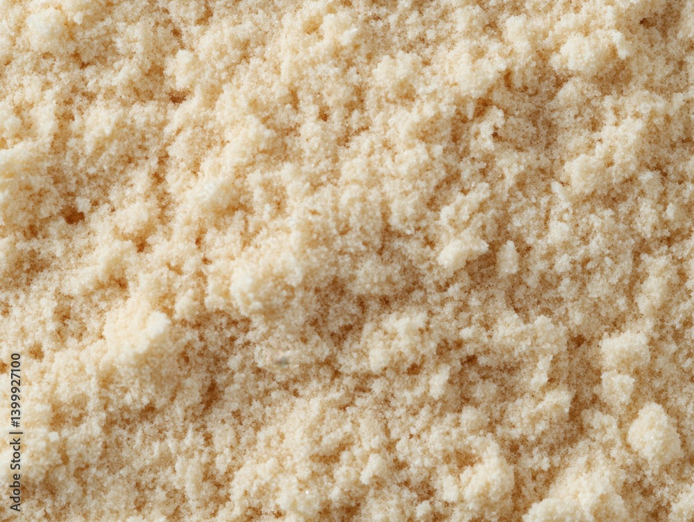 Close up of almond flour texture showing fine grains and light color ideal for baking and healthy eating with a soft and inviting visual mood Close up of almond flour texture showing fine grains and light color ideal for baking and healthy eating with a soft and inviting visual mood