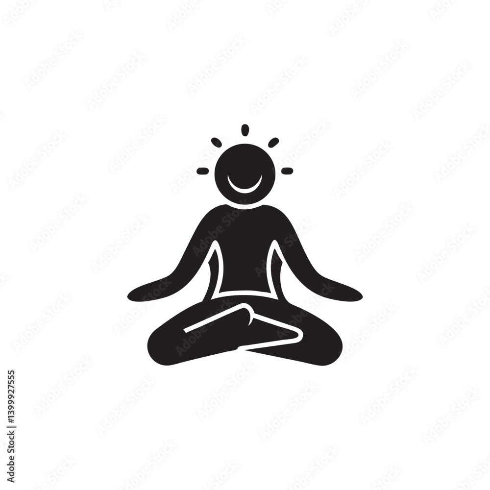 Yoga Pose Vector with Meditation and Mindfulness Icon
Yoga Pose Vector with Meditation and Mindfulness Icon