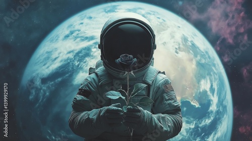 astronaut in space