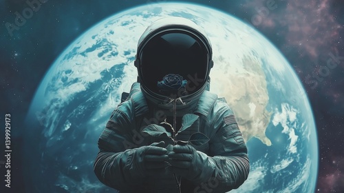 astronaut in space