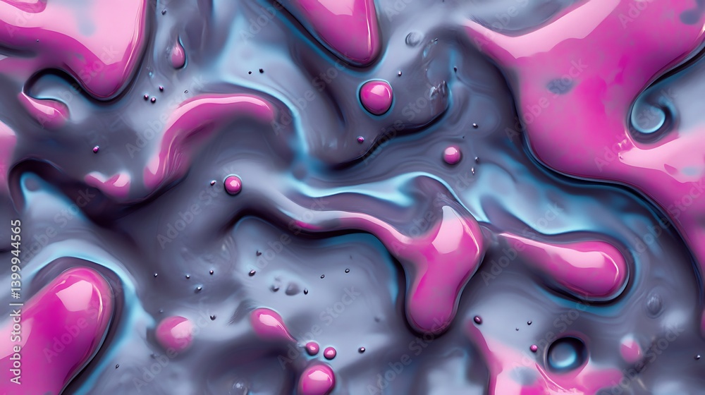 Abstract Paint Swirls, Modern Design Abstract Paint Swirls, Modern Design