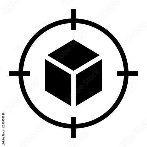 Three Dimensional Target Icon