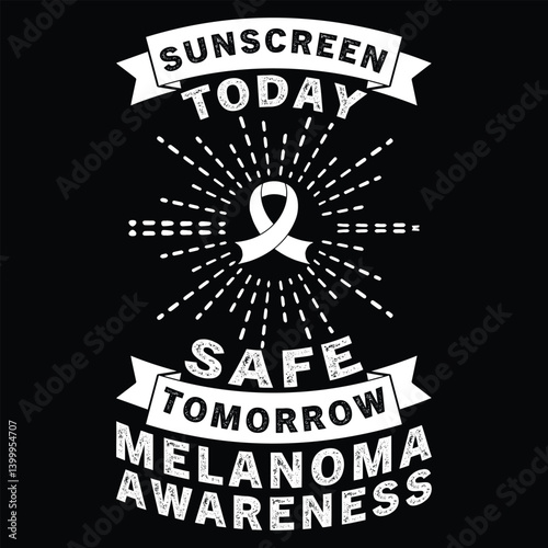 Melanoma skin cancer detection and prevention month graphic designs-5