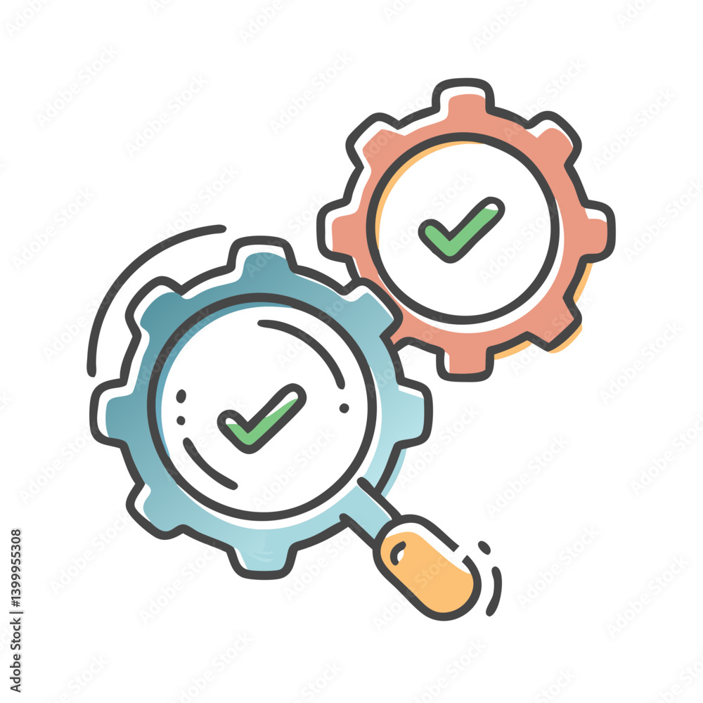 unit testing icon, unit testing vector illustration-simple illustration of unit testing, perfect for unit testing logos and icons