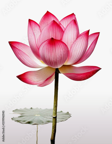 Pink lotus painting that purifies the mind