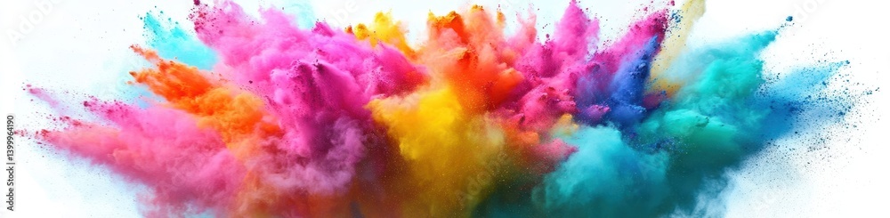 Colorful powder explosion (2)