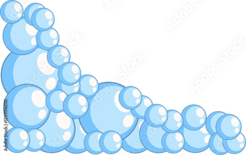 Blue Soap Bubble Corner