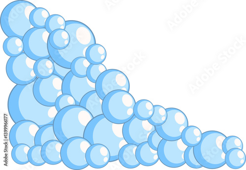Blue Soap Bubble Corner