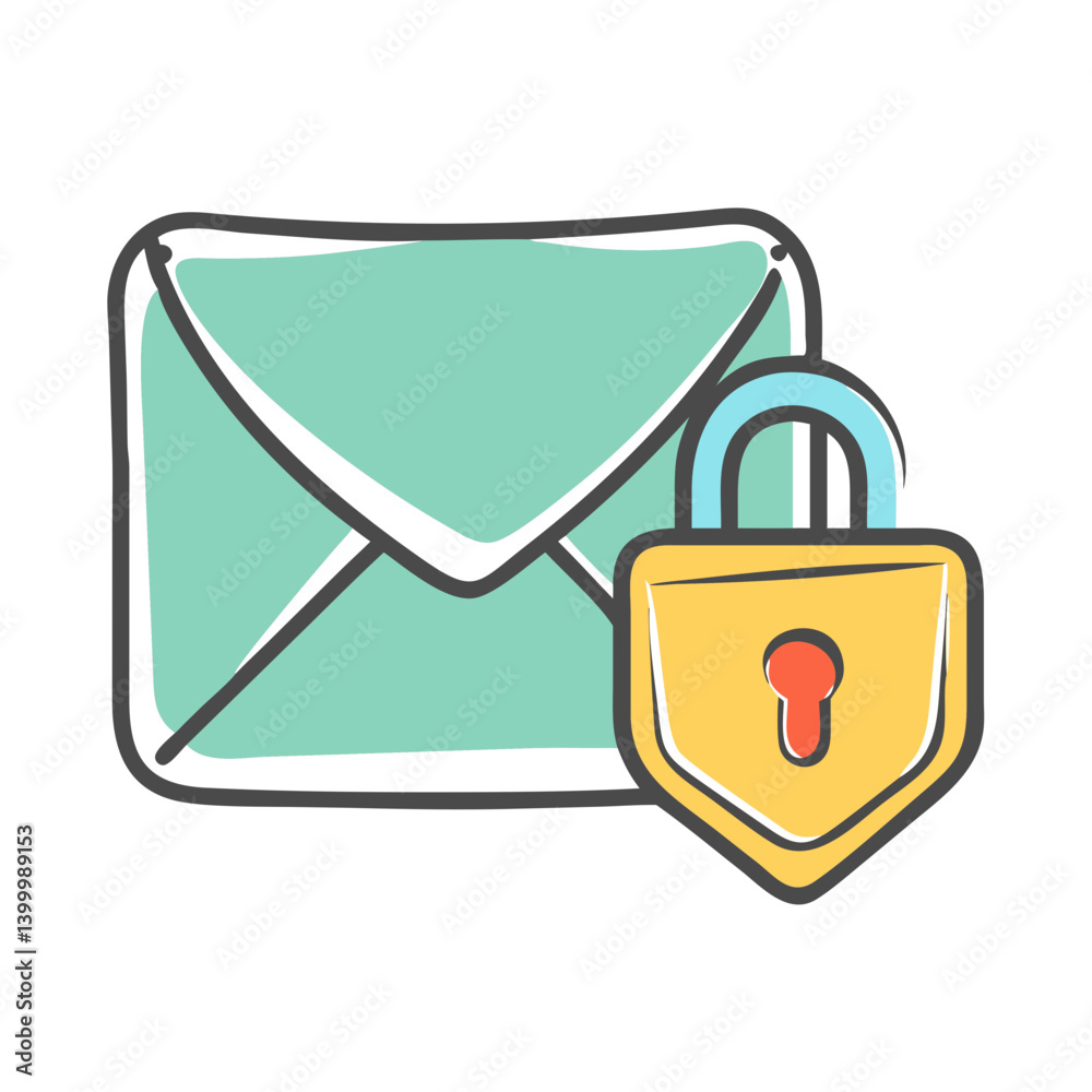 email security icon, email security vector illustration-simple illustration of email security, perfect for email security logos and icons email security icon, email security vector illustration-simple illustration of email security, perfect for email security logos and icons