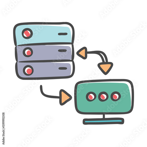 proxy icon, proxy vector illustration-simple illustration of proxy, perfect for proxy logos and icons