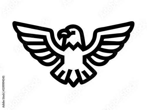 for eagle logo vector design 