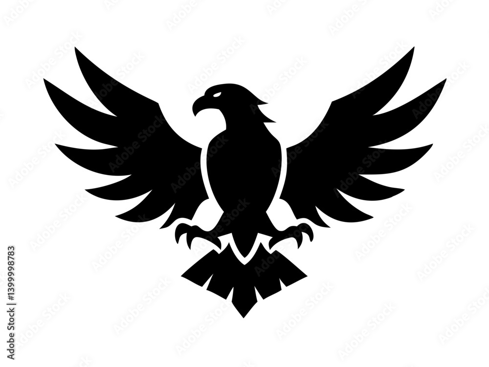 Obraz premium eagle bird logo vector desigen 