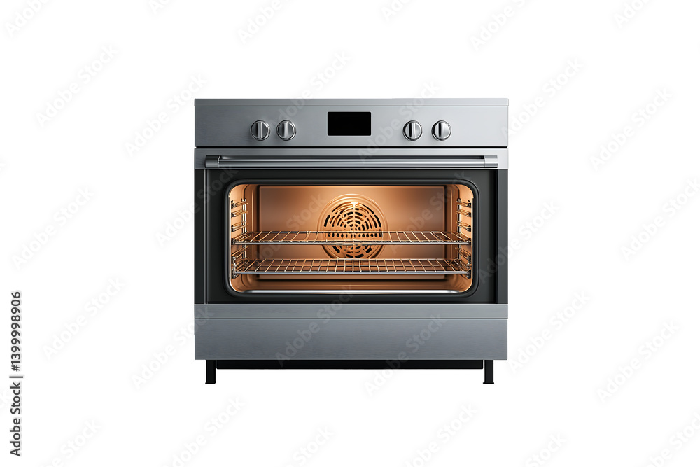 freestanding electric oven on a white background, front view
freestanding electric oven on a white background, front view