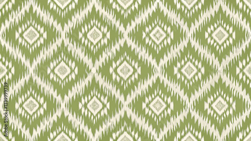 Ikat Fabric  Pattern Minimal  seamless Vector