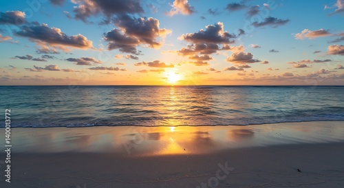 Golden Hour's Embrace AI Generated