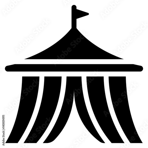 Circus Tent Icon