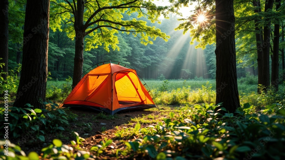 Tent Among Green Trees Wilderness Tent Among Green Trees Wilderness