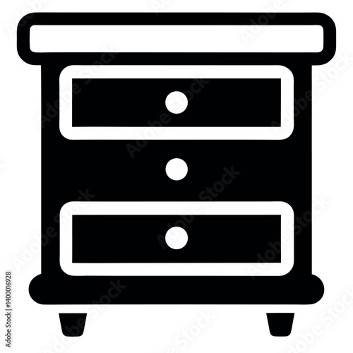 Vector Illustration of Various Antique-Style Dressers