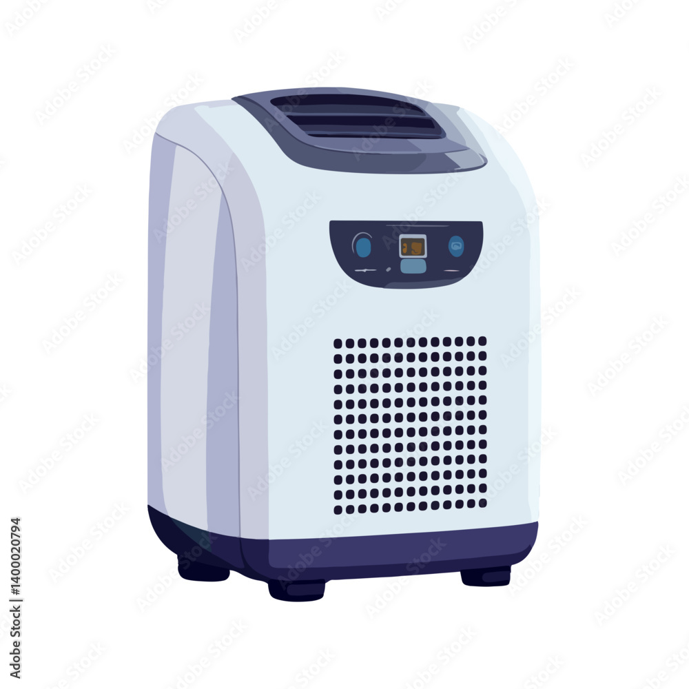 Dehumidifier, machine, vector, transparent background Dehumidifier, machine, vector, transparent background