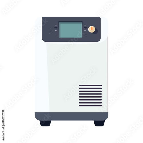 Dehumidifier, machine, vector, transparent background