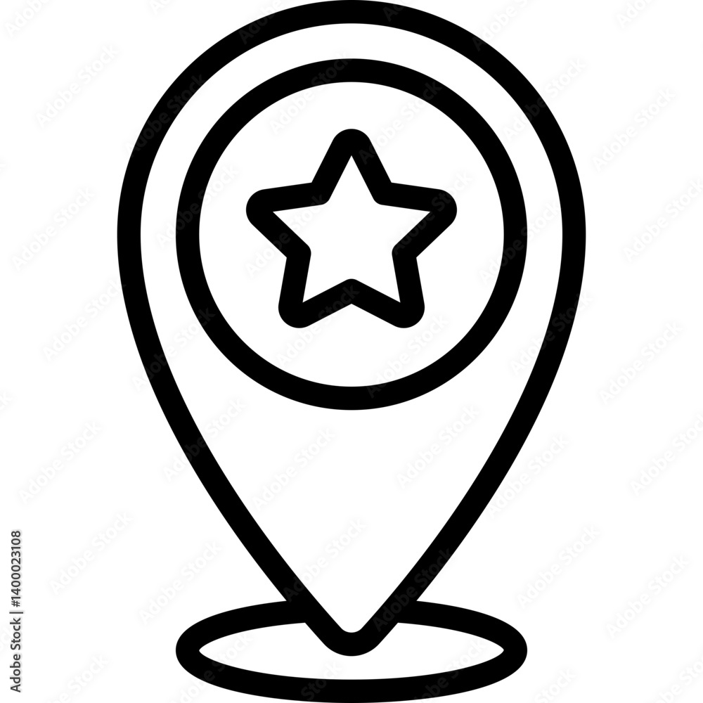 Starred Location Icon Starred Location Icon