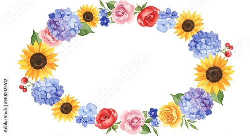 Summer's Embrace AI Generated