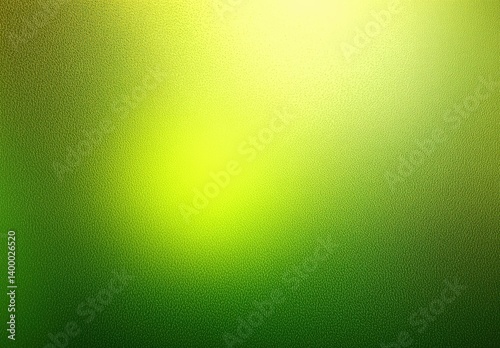 Soft Green Abstract Background with Gradual Light and Subtle Texture