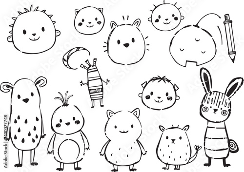Перейти к странице
|12345...24Далее
Vector illustration of Doodle cute for kid, Hand drawn set of cute doodles for decoration. Hand drawn vector illustration