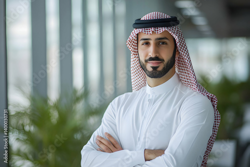 Portrait of a man in traditional arab clothing