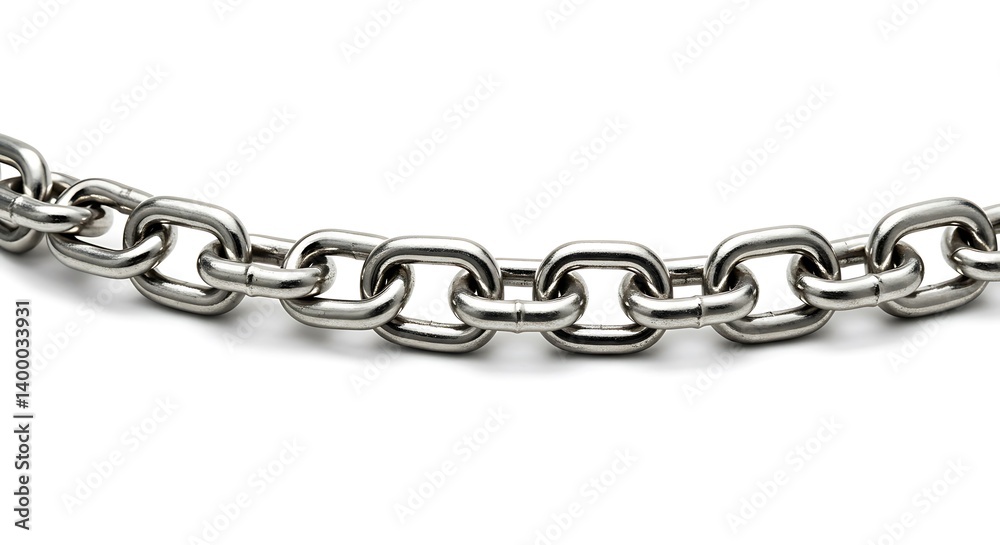 Interlocking Steel: A Gleaming Sequence AI Generated