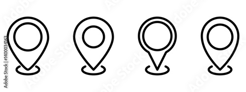 Location pin icons.Location pin icon collection