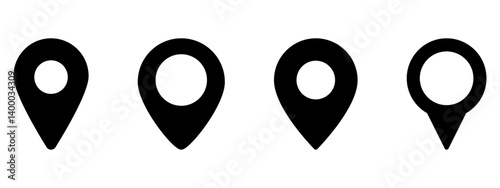 Location pin icons.Location pin icon collection
