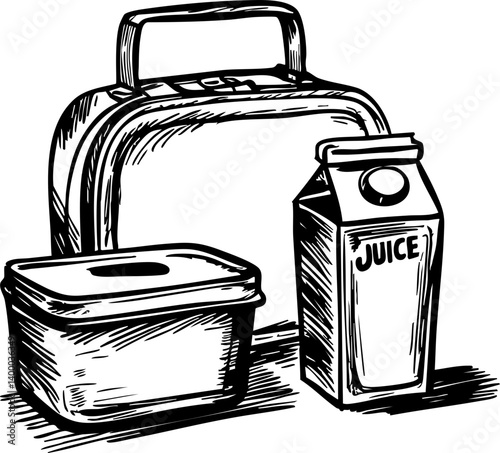 Lunchbox essentials healthy meals for kids kitchen food illustration home environment close-up nutritional awareness