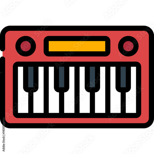 Electronic Keyboard Icon