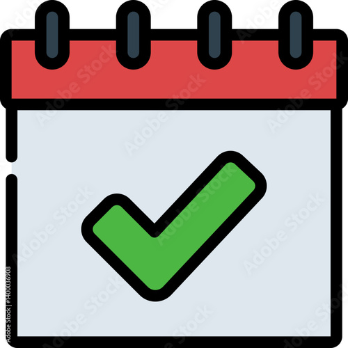 Check Mark Calendar Icon