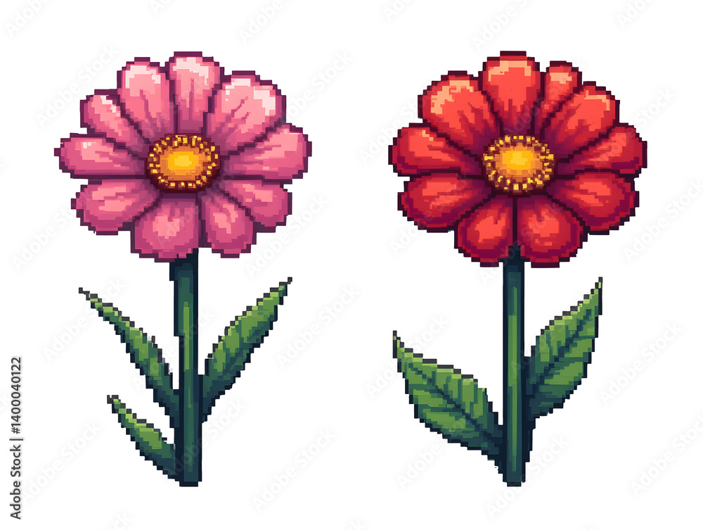 Colorful clipart flowers artwork nature setting decorative plants vibrant environment artistic viewpoint,isolated,transparent background,cut out