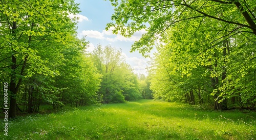 Sunlit Canopy's Embrace AI Generated