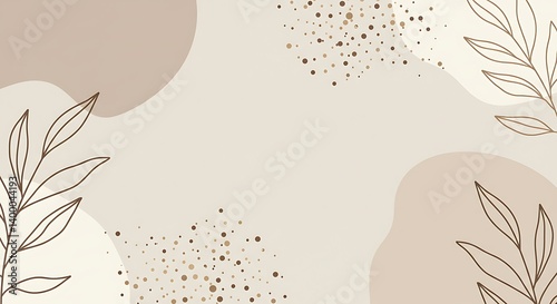 Earthen Hues & Gentle Branches AI Generated