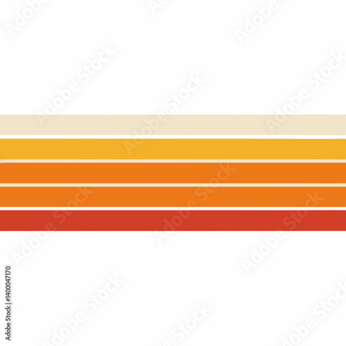 horizontal lines in various sunset 